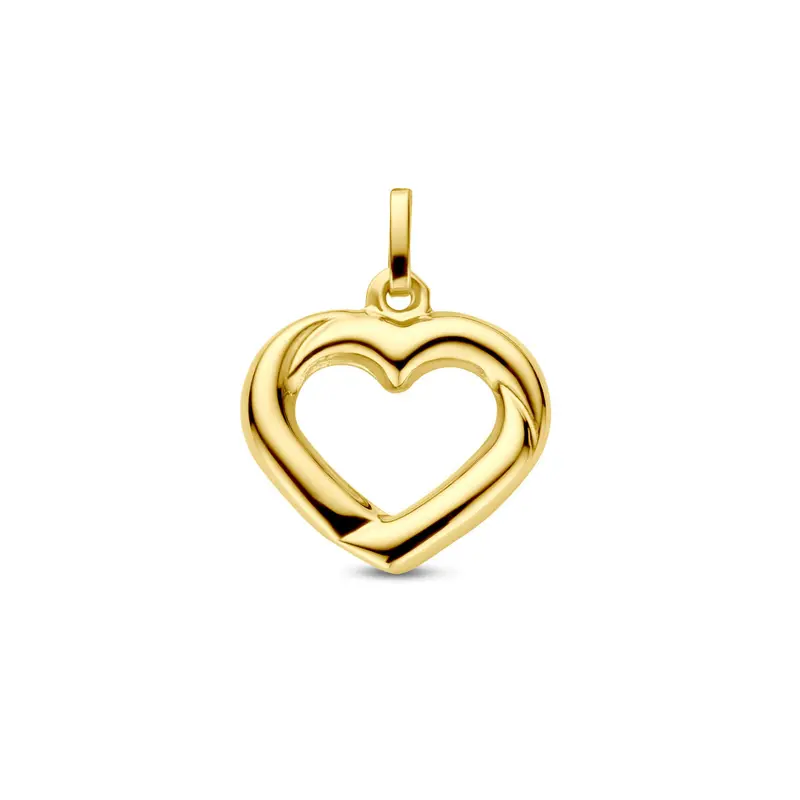 hanger hartje 14K geelgoud
