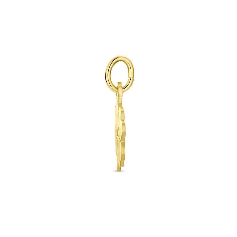 hanger klaver 14K geelgoud