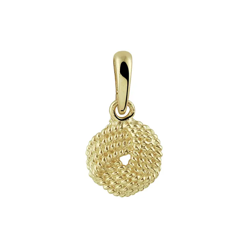 hanger knoop 14K geelgoud