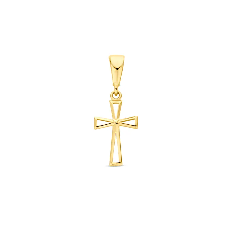 Hanger kruis 14K geelgoud 11,5 mm – 4035988
