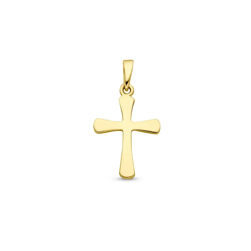 hanger kruis 14K geelgoud