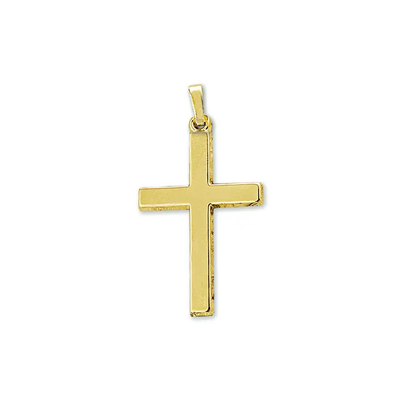 hanger kruis 14K geelgoud