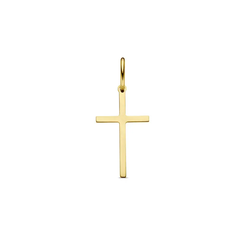 hanger kruis 14K geelgoud