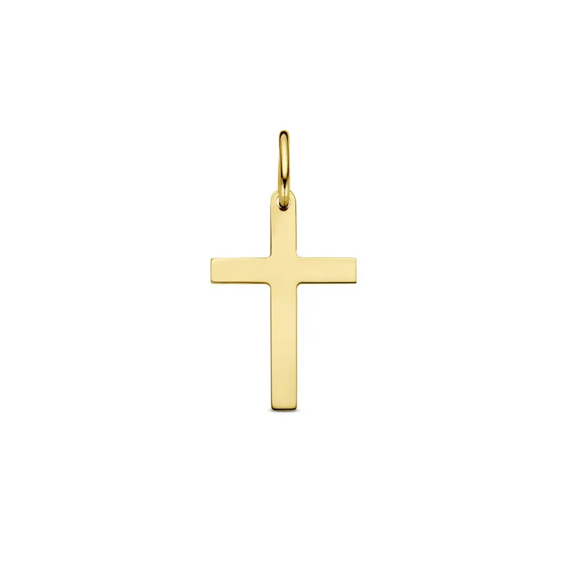 hanger kruis 14K geelgoud