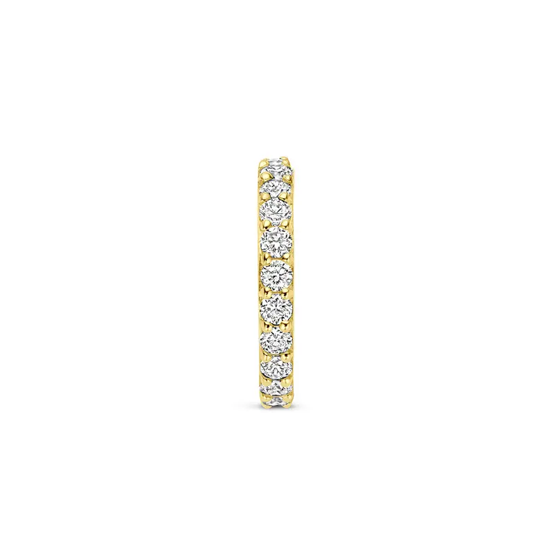 Hanger lab grown diamant 0.21ct h si 10,5 mm 14K geelgoud