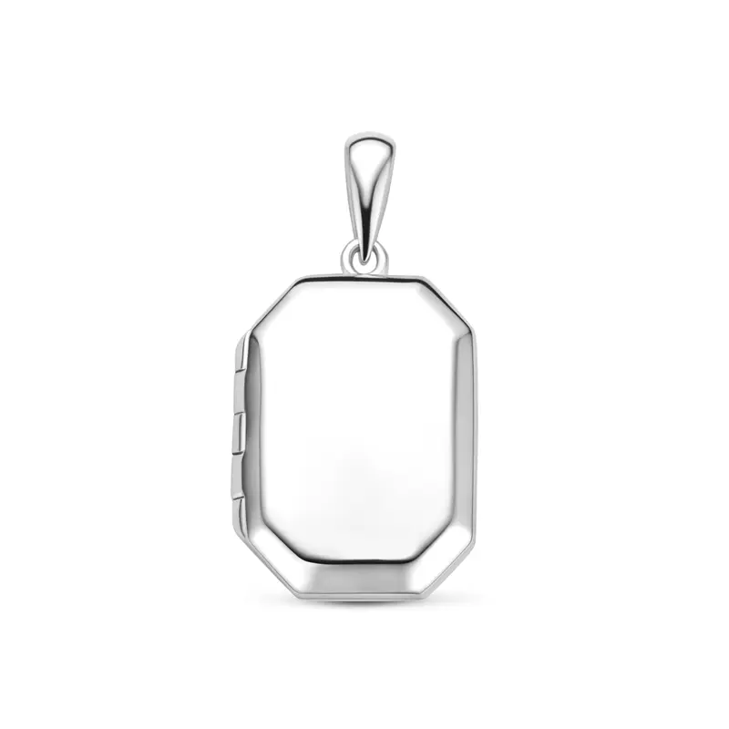 Hanger medaillon zilver gerhodineerd 16,5 mm