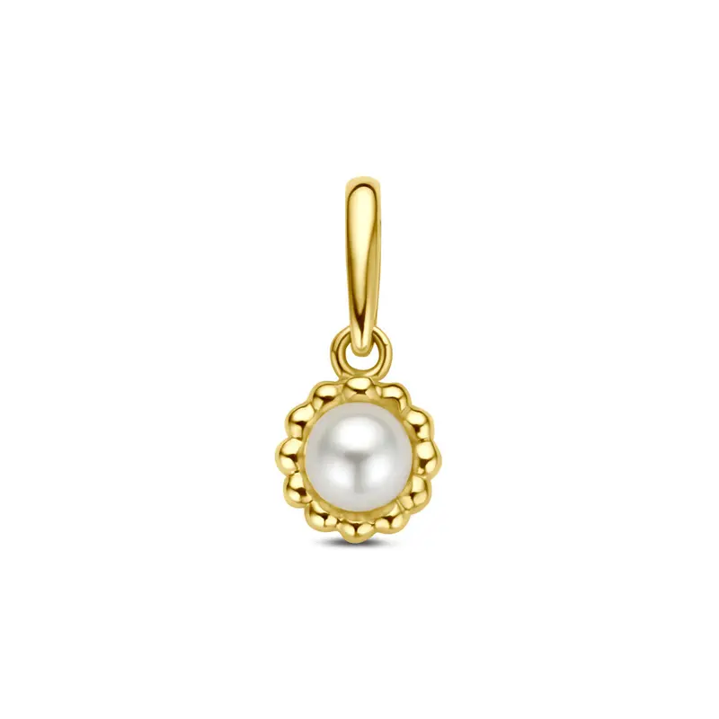 Hanger parel 14K geelgoud 5,5 mm