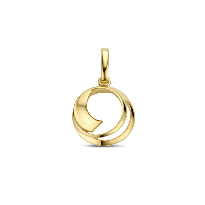 hanger rondje 14K geelgoud