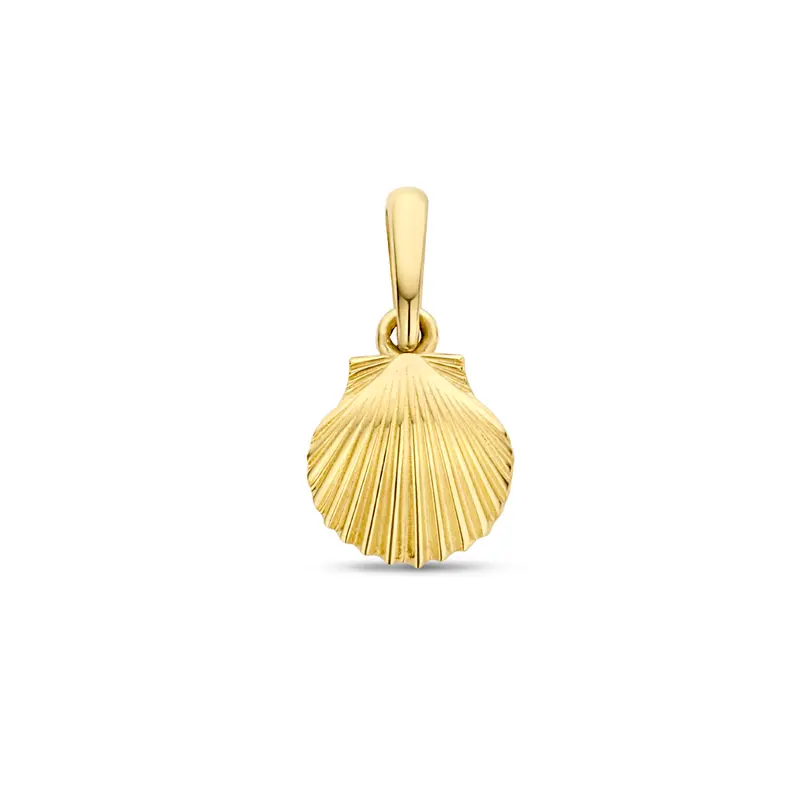 Hanger schelp 9K geelgoud 12 mm – 8001097
