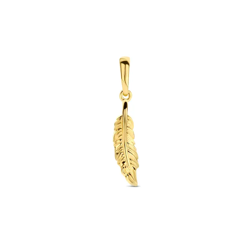 hanger veer 14K geelgoud