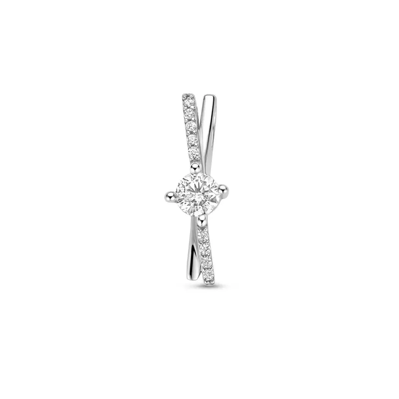 Hanger zirkonia 17,5 mm gerhodineerd zilver – 1341228