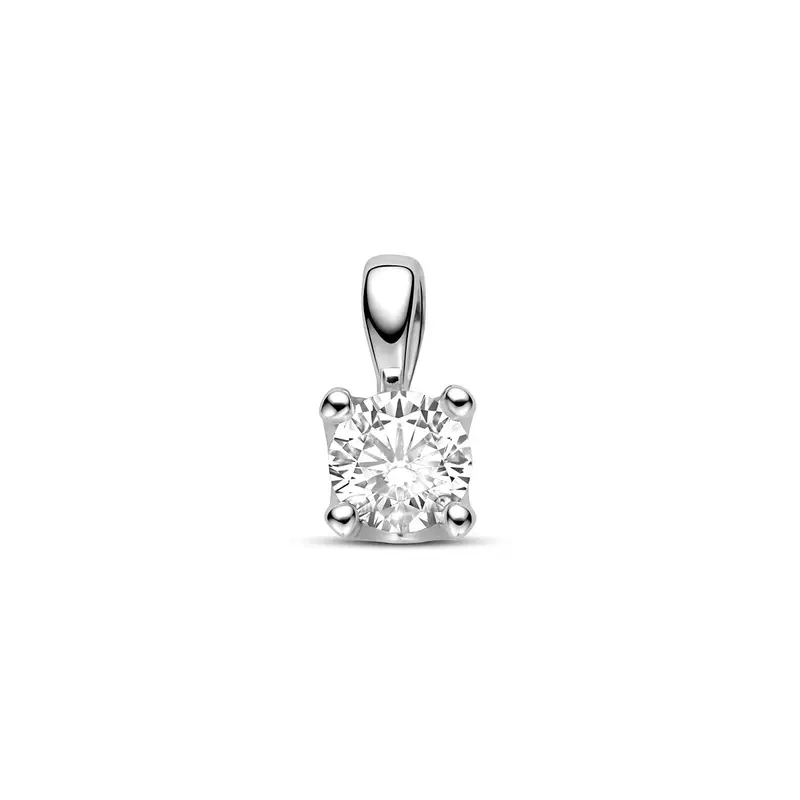 Hanger zirkonia 9,5 mm zilver