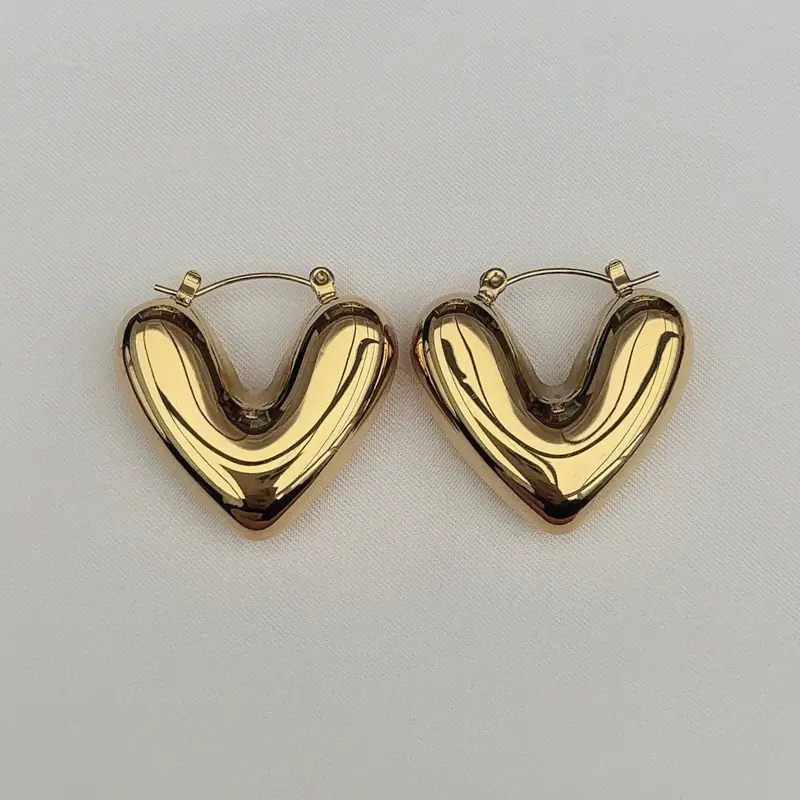Heart Hoop | Oorbel