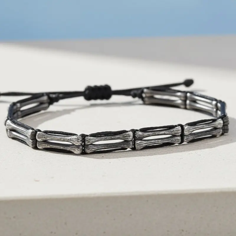 Heren Armband 925s Zilveren ARLNM113