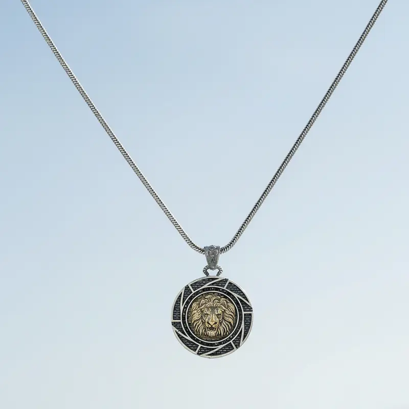 Heren ketting Leeuw Kettinghanger BLYDK322