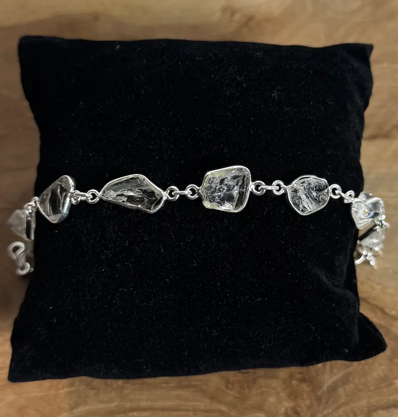 Herkimer Diamant Armband Groot 925 Zilver R17