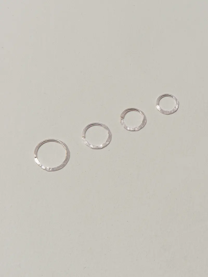 Higher level hammered | 925 Sterling Silver