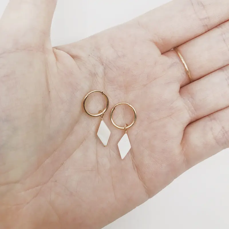 Hoop - Diamond Pearl