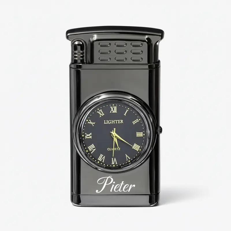 Horloge Gasaansteker met Tekst -3