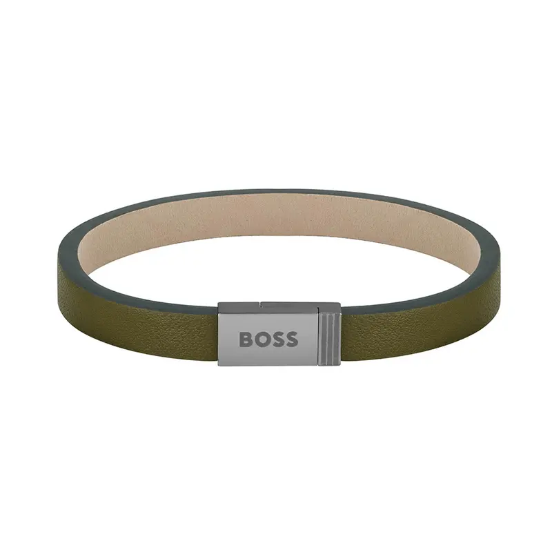 Hugo Boss Armband HBJ1580338M Heren Groen 19 cm