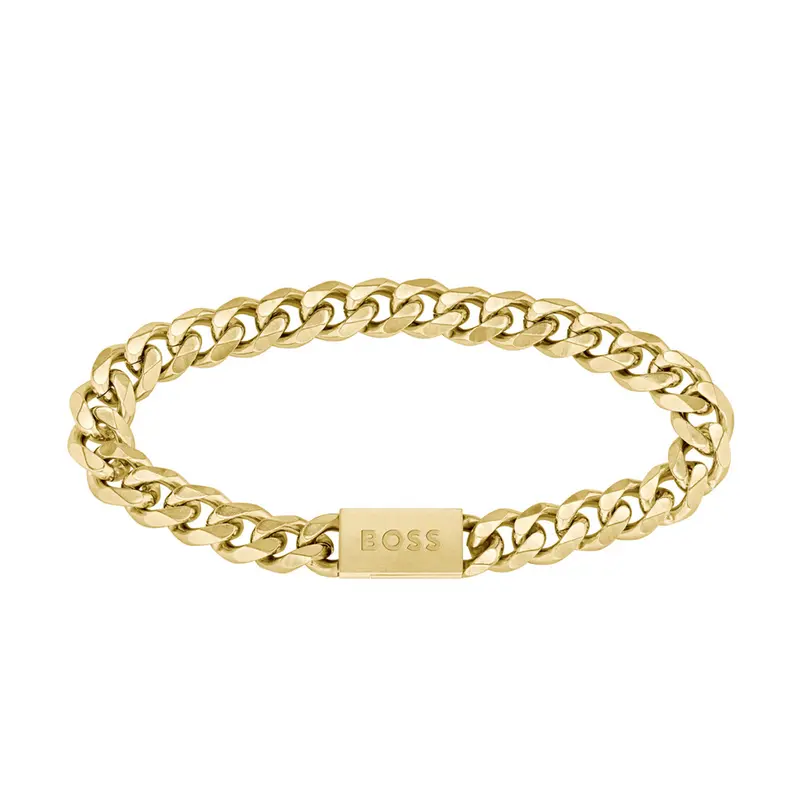 Hugo Boss Armband HBJ1580403M Heren Goudkleurig 19 cm