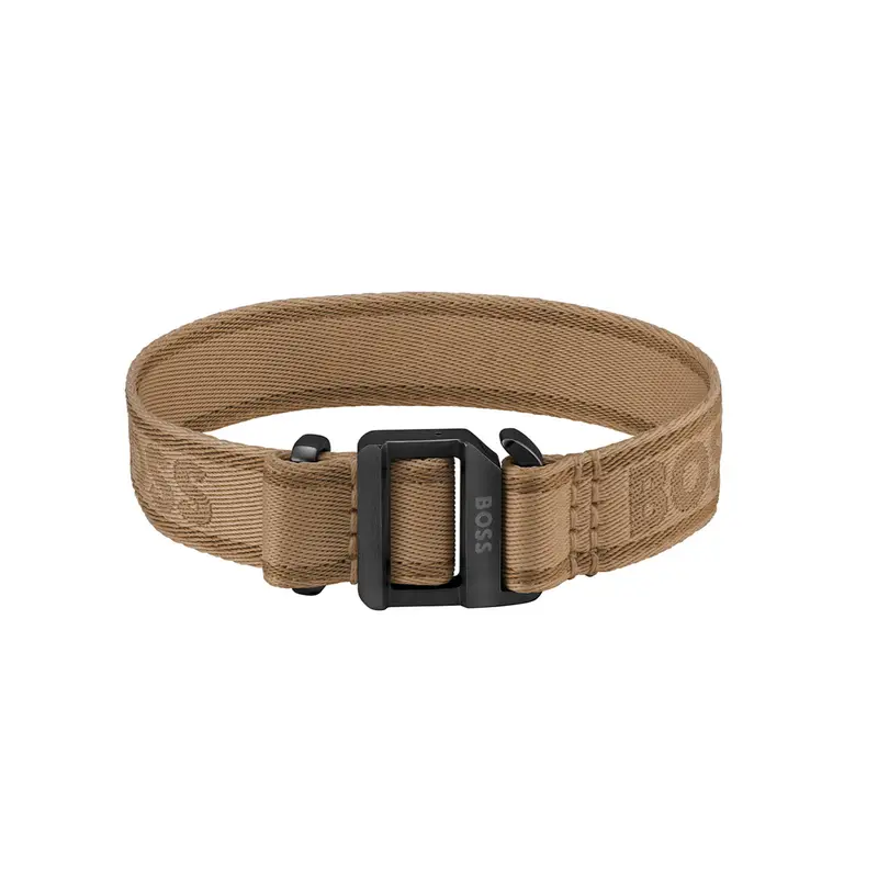 Hugo Boss Armband HBJ1580499 Heren Bruin 20 cm