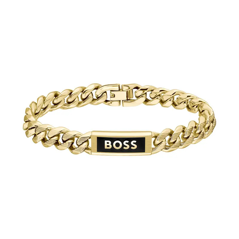 Hugo Boss Armband HBJ1580680M Heren Goudkleurig 19 cm
