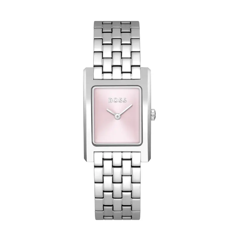 Hugo Boss Dames Horloge HB1502743 23 mm Zilverkleurig