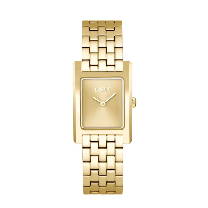 Hugo Boss Dames Horloge HB1502744 23 mm Goudkleurig