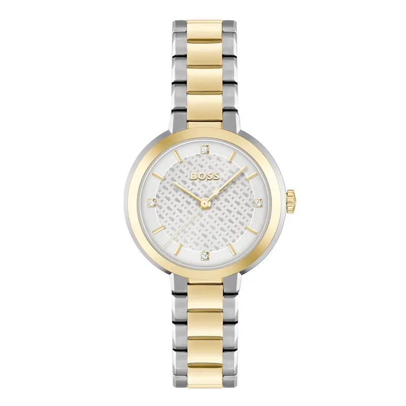 Hugo Boss Dames Horloge HB1502761 34 mm Zilverkleurig