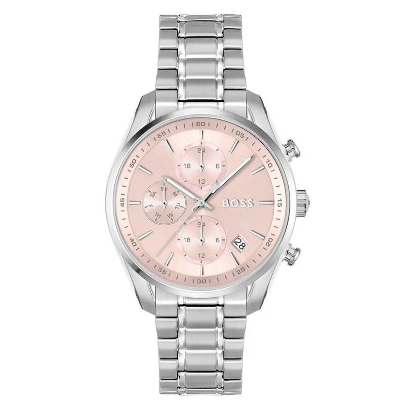 Hugo Boss Dames Horloge HB1502765 38 mm Zilverkleurig