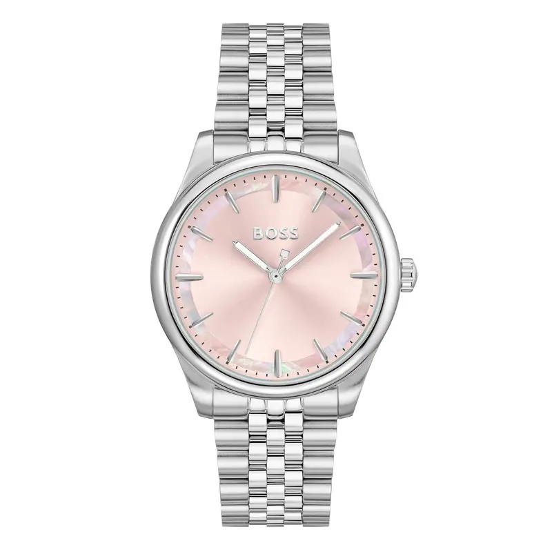 Hugo Boss Dames Horloge HB1502776 36 mm Zilverkleurig