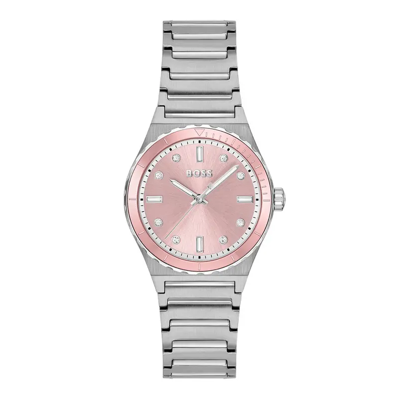 Hugo Boss Dames Horloge HB1502788 32 mm Zilverkleurig