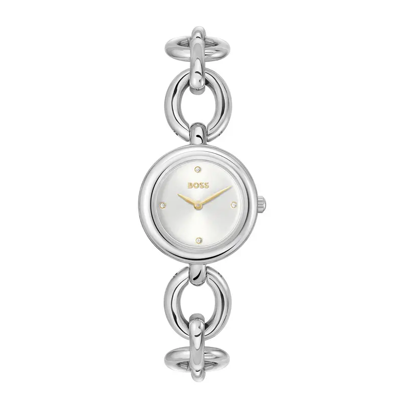 Hugo Boss Dames Horloge HB1502791 28 mm Zilverkleurig