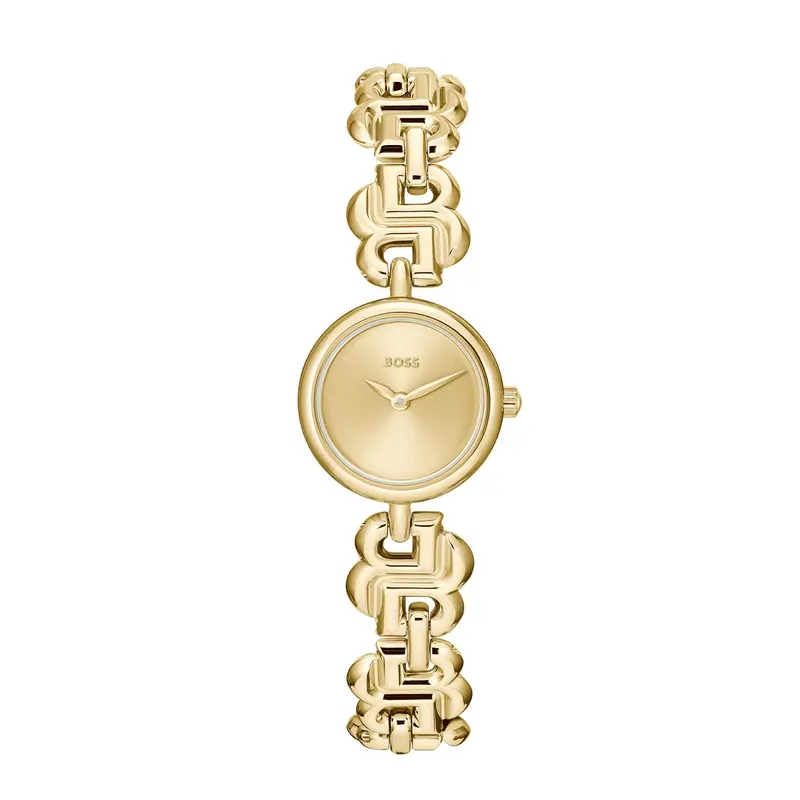 Hugo Boss Dames Horloge HB1502794 23 mm Goudkleurig