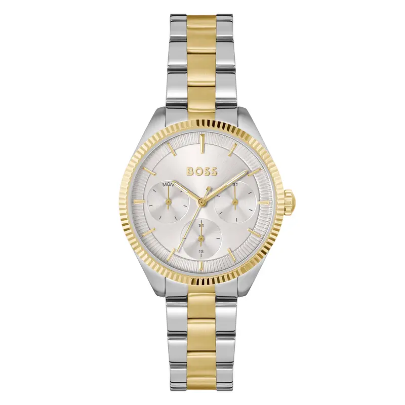 Hugo Boss Dames Horloge HB1502804 34 mm Zilverkleurig