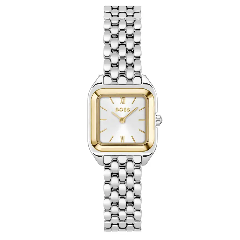 Hugo Boss Dames Horloge HB1502821 22 mm Zilverkleurig
