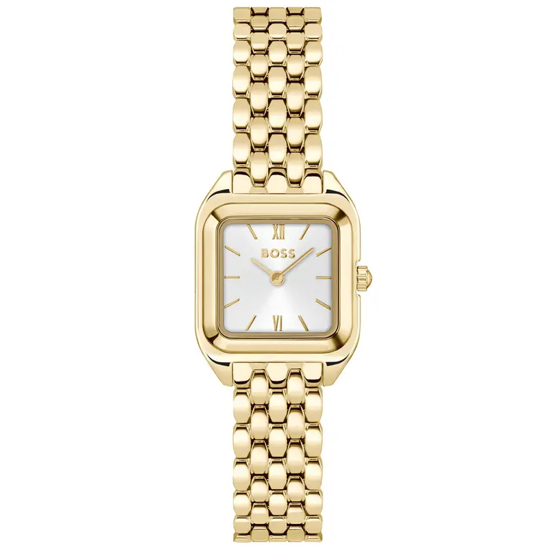 Hugo Boss Dames Horloge HB1502823 22 mm Goudkleurig