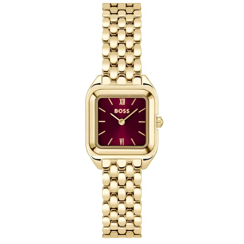 Hugo Boss Dames Horloge HB1502824 22 mm Goudkleurig