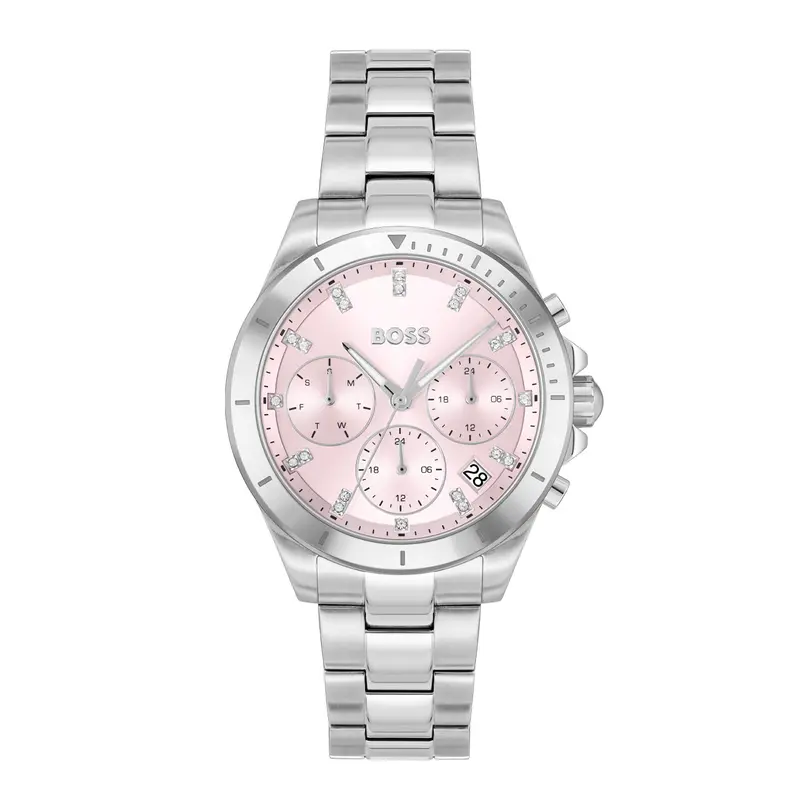 Hugo Boss Dames Horloge HB1502825 36 mm Zilverkleurig