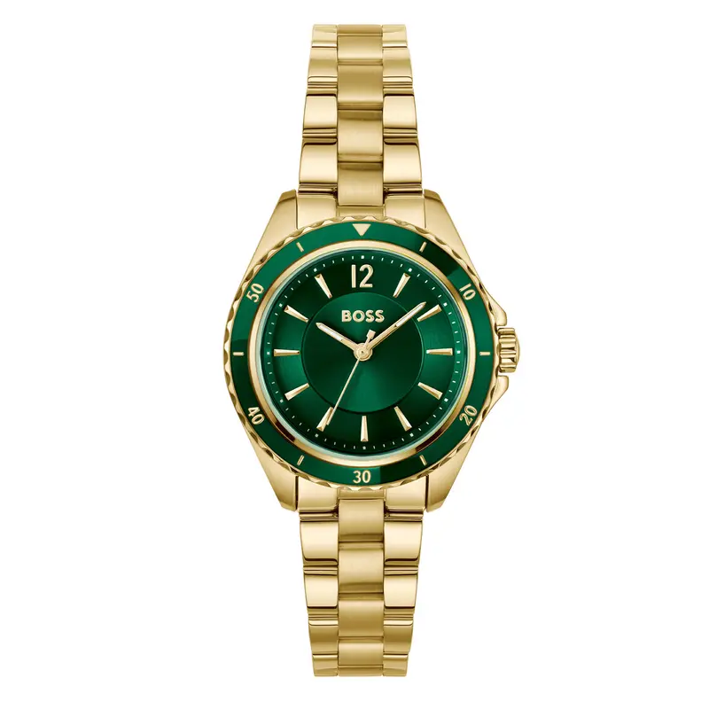 Hugo Boss Dames Horloge HB1502849 30 mm Goudkleurig