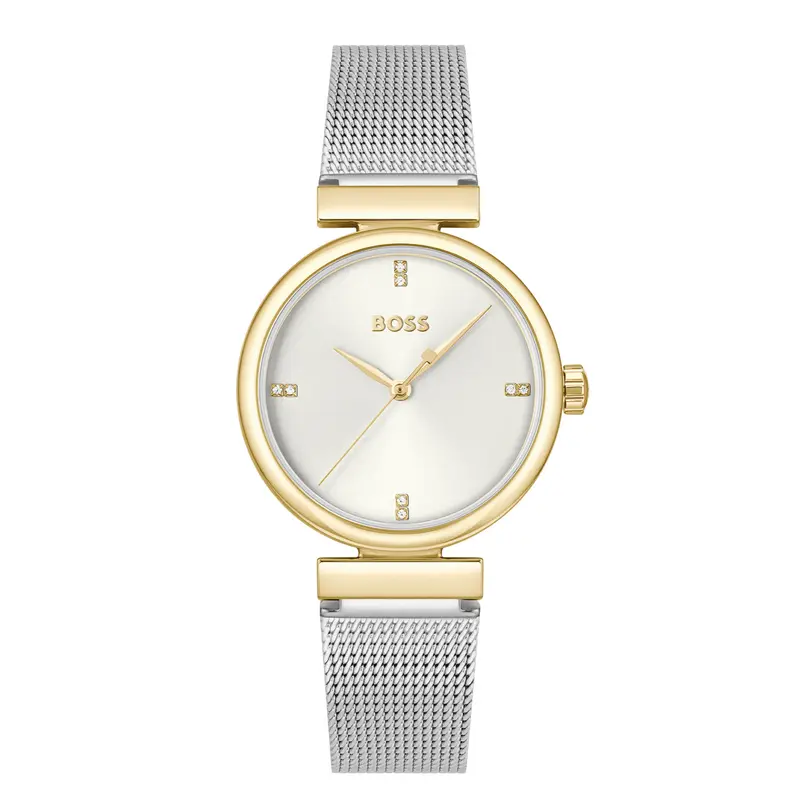 Hugo Boss Dames Horloge HB1502853 32 mm Goudkleurig