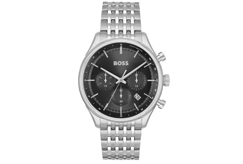 Hugo Boss Heren Horloge HB1514082 45 mm Zilverkleurig