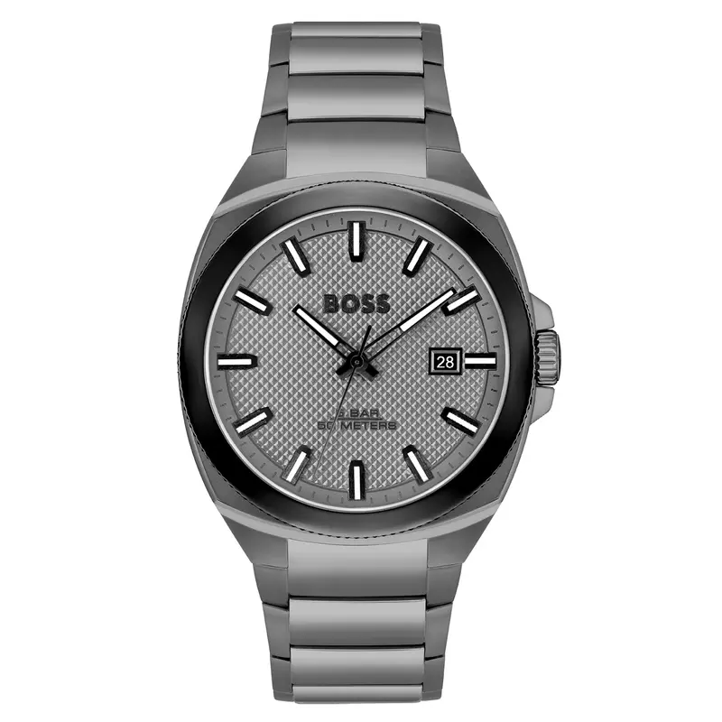 Hugo Boss Heren Horloge HB1514137 41 mm Grijs