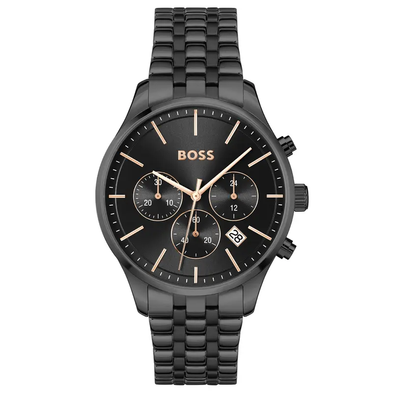 Hugo Boss Heren Horloge HB1514256 42 mm Zwart