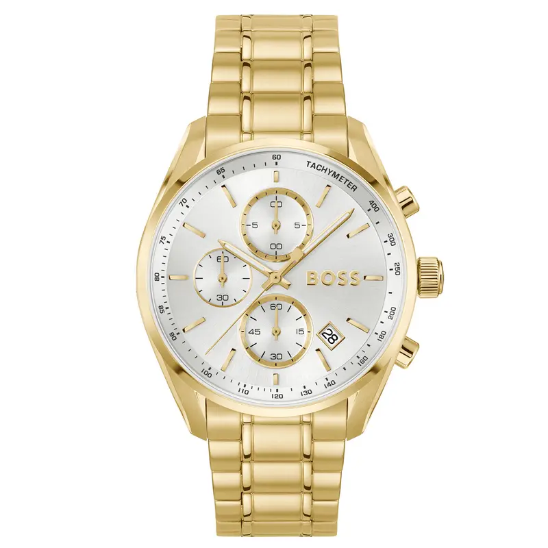 Hugo Boss Heren Horloge HB1514261 40 mm Goudkleurig