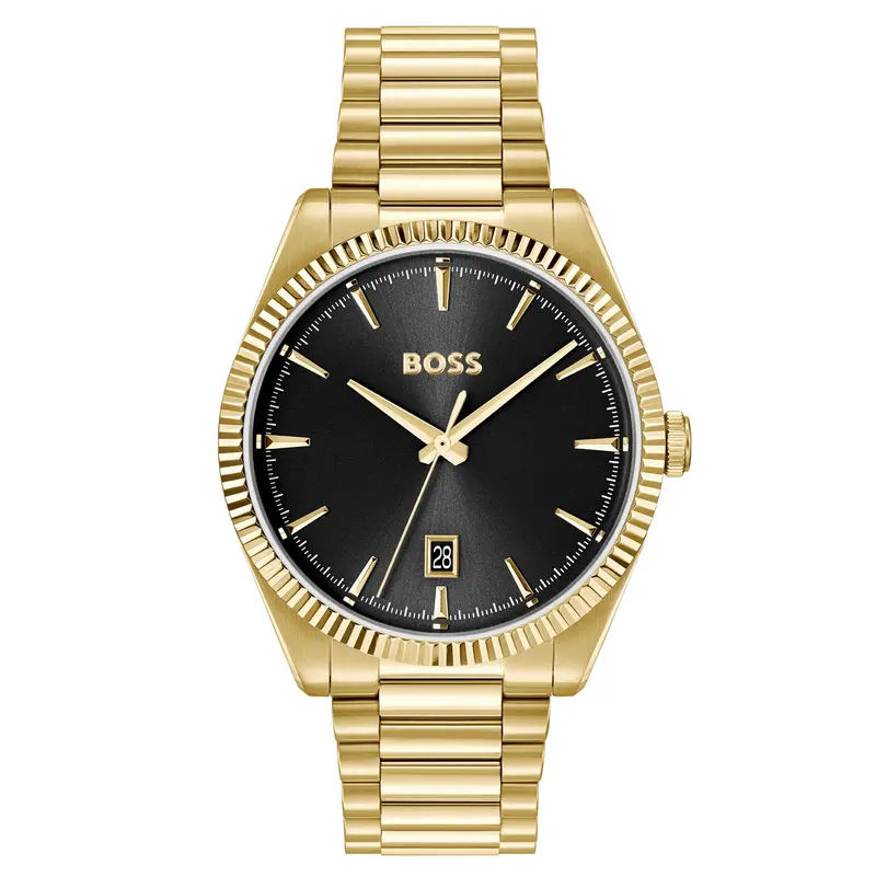 Hugo Boss Heren Horloge HB1514312 40 mm Goudkleurig