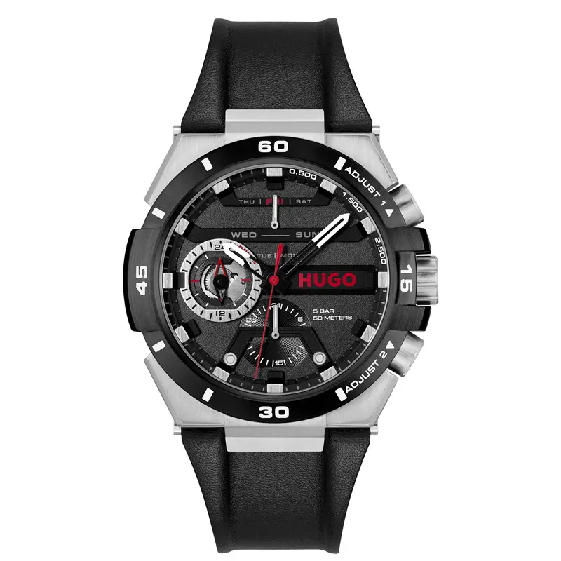 Hugo Boss Heren Horloge HU1530336 46 mm Zilverkleurig