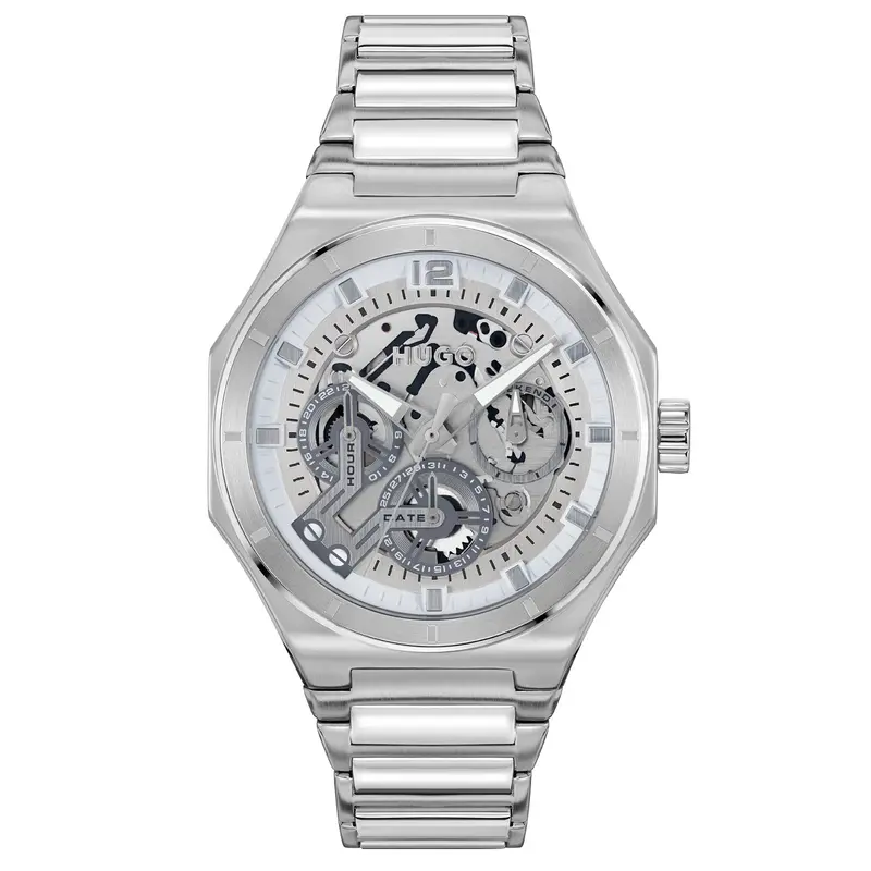 Hugo Boss Heren Horloge HU1530377 44 mm Zilverkleurig