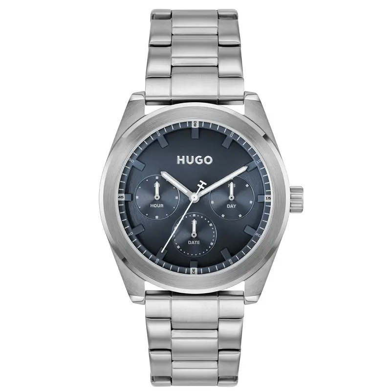 Hugo Boss Heren Horloge HU1530424 42 mm Zilverkleurig